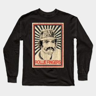 Vintage Poster Rollie Fingers Long Sleeve T-Shirt